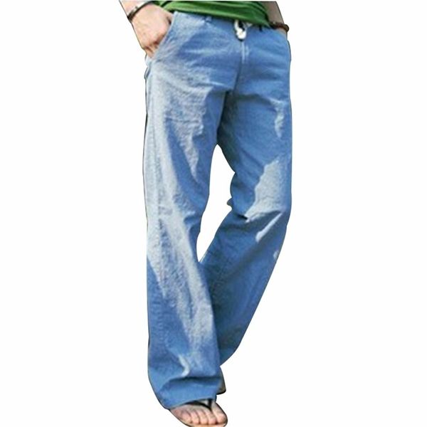 

2017 goods 2017 new men's pants loose long cause leisure pants, Black