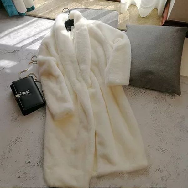 

2018 new style high-end fashion women faux fur coat s20, Black