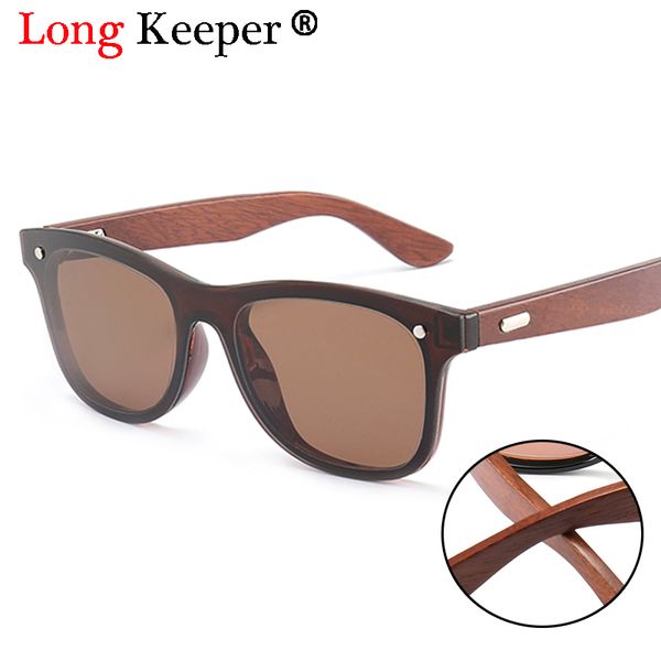 

longkeeper retro vintage wooden sunglasses men women trend ladies outdoor personality sun glasses new lunettes de soleil homme, White;black