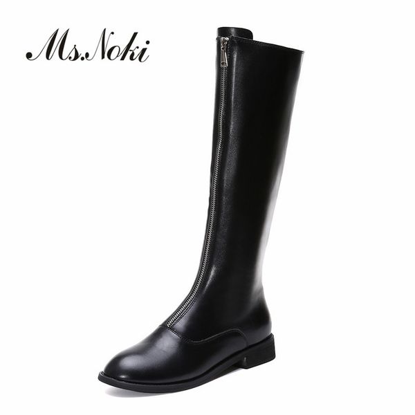 

fashion patent leather solid women boots winter round toe cotton warm female boot platforms wedges zipper mid calf woman boots, Black
