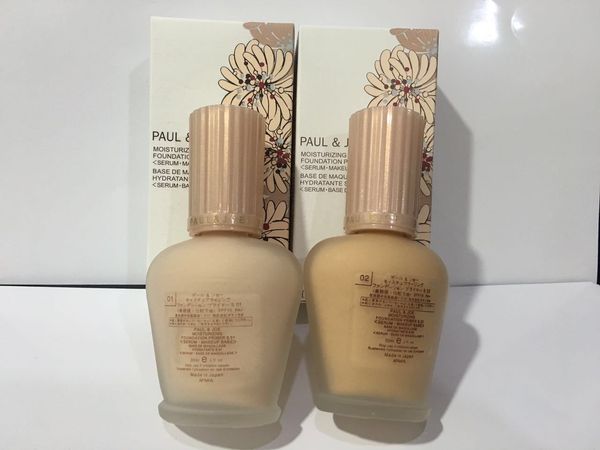 

japan famous brand enamel paul&joe pj refreshing faced foundation liquid luminous primer 30ml 01 02 2color