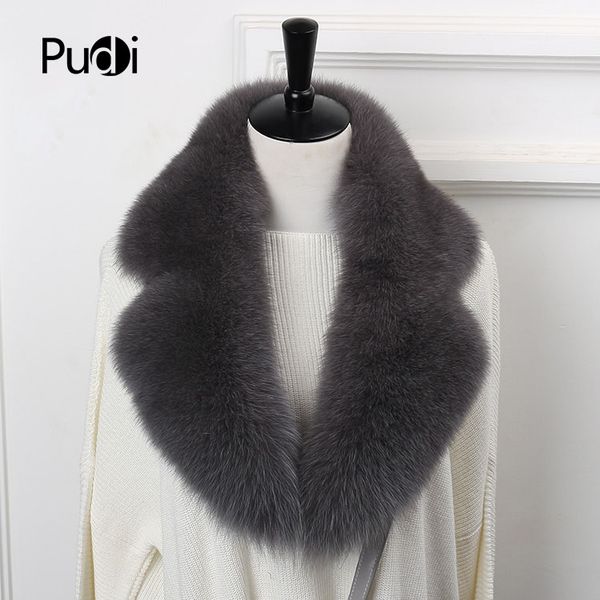 

pudi sf874 men real fur scarf 2018 new long natural genuine fur scarves shawl rings