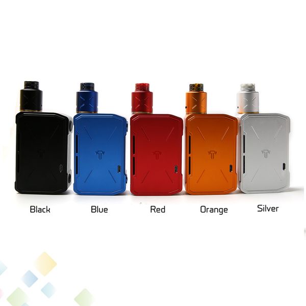 

Original Tesla invader IV Kit with 280W Invader 4 Vape Box Mod Teslacigs Invader IV RDA Fit 18650 20700 21700 Battery DHL Free