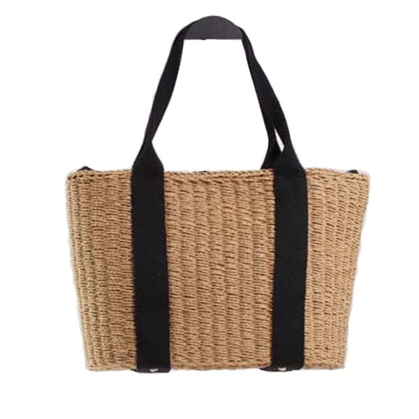

women handbag summer casual beach bag hand woven straw bags women shoulder bag casual tote for girls