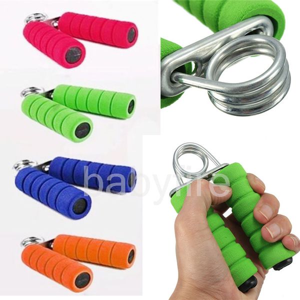 

1 pc hand strengthener hand grippers muscle power trainer foam forearm heavy strength grips fitness arms exercise accessories