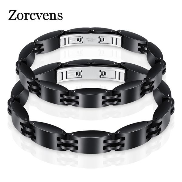 

zorcvens black ceramic wedding bracelet stainless steel bracelets men womens jewelry for valentine's day