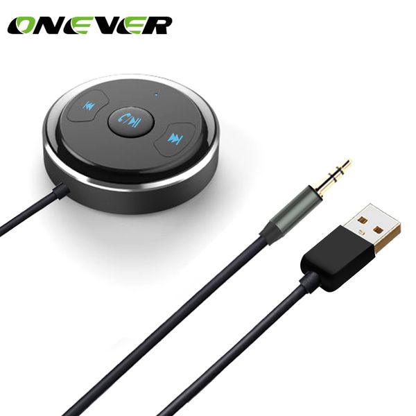 

onever 3.5mm bluetooth receiver music audio receiver adapter hands-car kit aux for speaker headphone car stereo