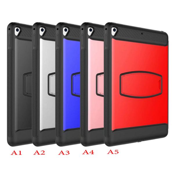 

Military Heavy Duty Rugged Impact Armor Case For iPad mini 1 2 3 4 Air Pro New iPad 9.7 2017 2018 Galaxy Tab A E Built in Screen Protector
