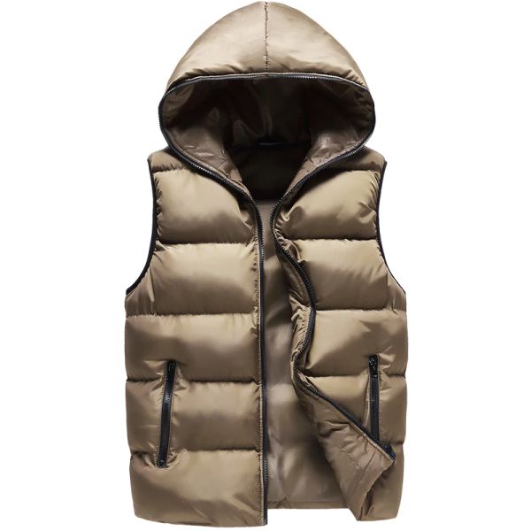 

обычный человек весна плюс размер толстые пуховики с капюшоном мужской осень негабаритных теплые мужчины зима вниз жилеты человек теплый жил, Black;white