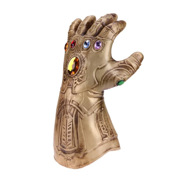 

Thanos Infinity Gauntlet Avengers War Glove Cosplay Tools Headgear Mask Halloween Party Props Boys Superhero Dream Gifts Y1891202