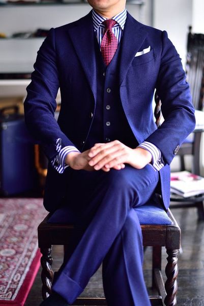 

latest coat pant designs royal blue wedding suits for men slim fit tailored groom prom tuxedo 3 piece blazer jacket +pant+vest z, White;black