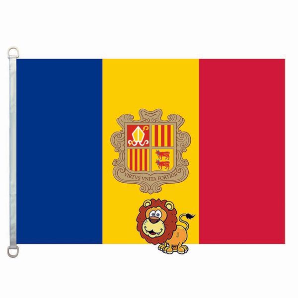 

andorra country flags flag,90*150cm ,100% polyester, banner,digital printing