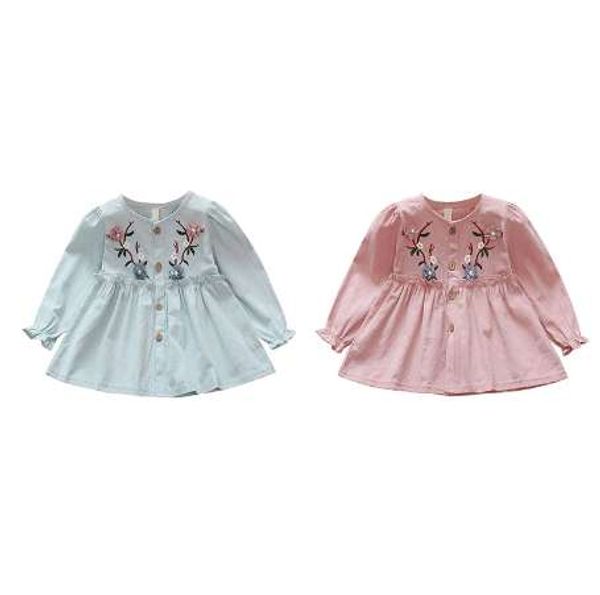 

princess dress for girl embroidery infant clothes long sleeve lovely kids clothing baby girls dresses, Red;yellow