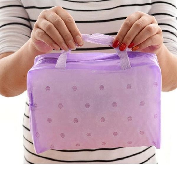 

ssu#bao creative home floral wash bath supplies travel organizer storage waterproof cosmetic toiletry makeup bag