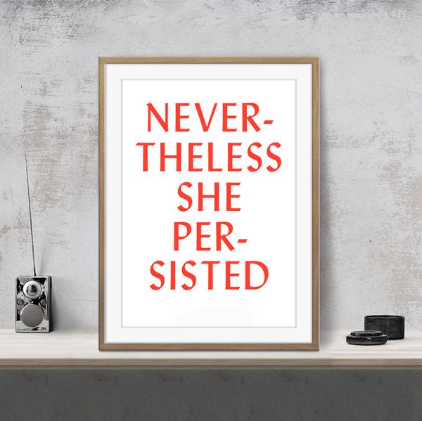 

Motivational Inspirational Quotes Nevertheless she persisted Art Poster Wall Decor Pictures Art Print Poster Unframe 16 24 36 47 Inches
