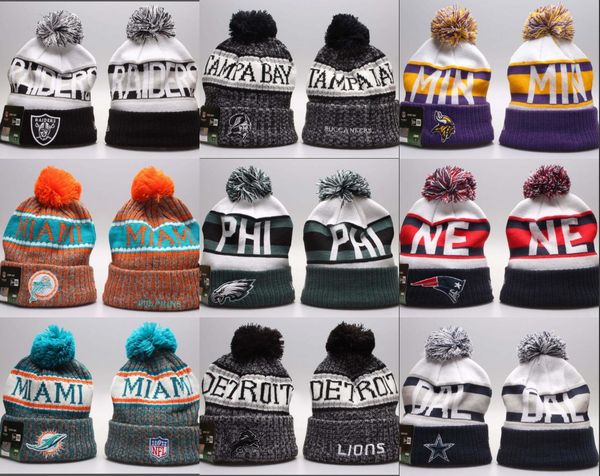 

Дешевая горячей зима Beanie Вязаных шапки Всех 32 команды бейсболка футбол баскетбол