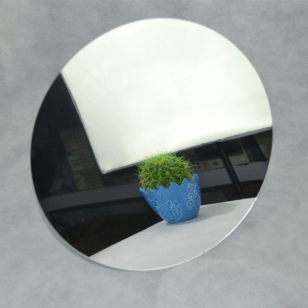 

acrylic round mirrors plastic pmma pier glass l decorative lens not easy to broken (13pcs/lot) diameter 400x2mm