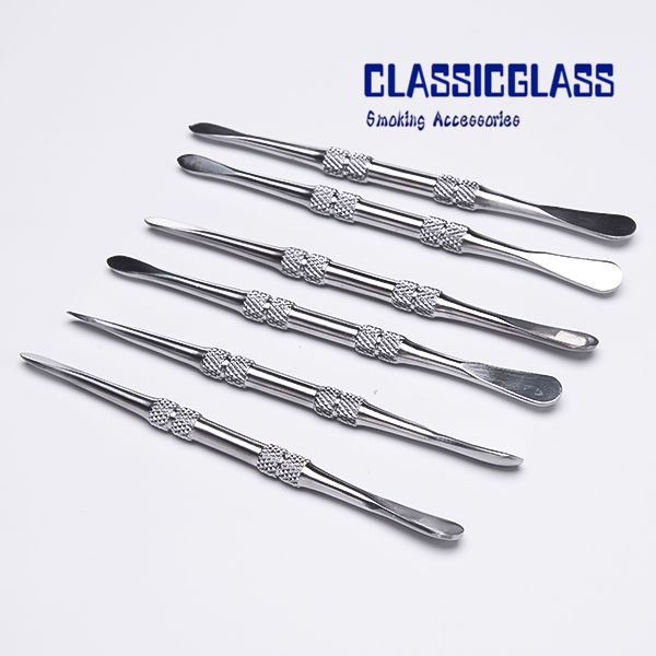 Aço inoxidável Dabber 89mm fumaça Cera Atomizador Dab Tool 2 Estilos Titanium Nail Dabbers Vaporizadores de ervas secas