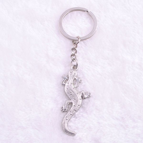 

gecko keychain heart key ring silver color filled love key chain souvenirs gift