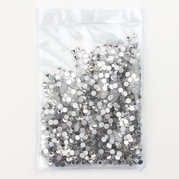 

1440pcs Flat Back Nail Art Rhinestones Glitter Diamond Gems 3D Tips DIY Decor