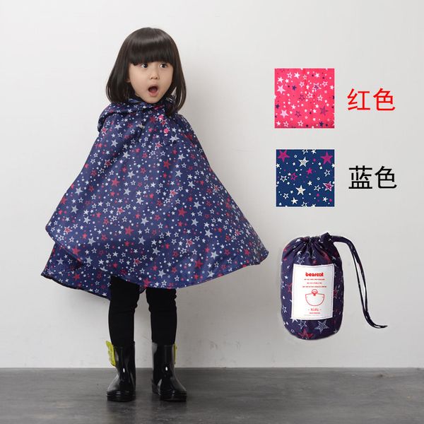 

fashion children girls raincoat cape girls baby poncho children rainwear