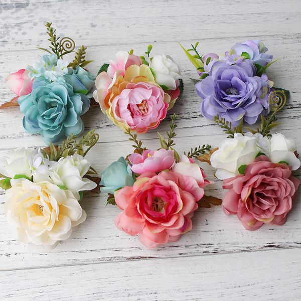 2019 Korean Style Bridal Flower Leopard Hair Clip Hairpins