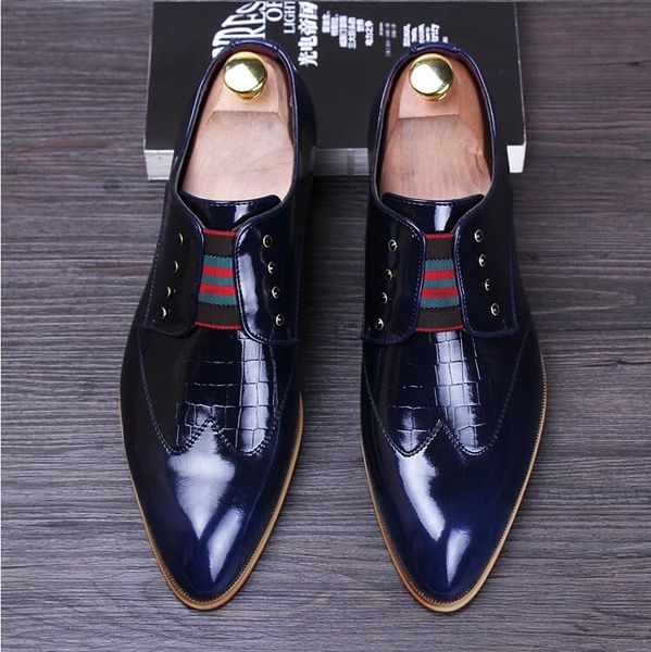 

2018 новый стиль западная мода мужчины оксфорд обувь повседневная бизнес обувь бренд свадебная обувь роскошный итальянский стиль Платье офис формальные обуви S9