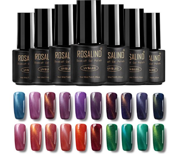 

nail polish gel varnishes 7ml 3d cat eyes magnet uv semi permanent gel lacquer mancire for nails art gel nail polish, Red;pink