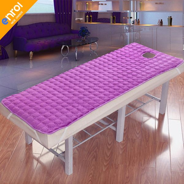 

massage table sheet spa beauty bed with holes body care non-slip mattress thick beauty salon bed sheets