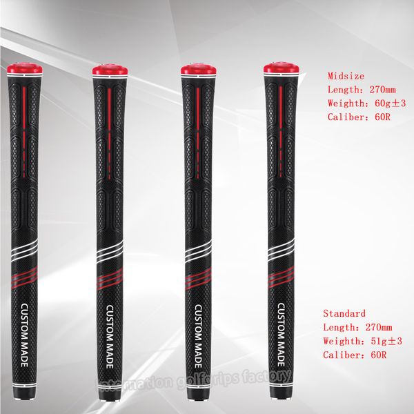 

pro red standard/midsize golf grip red cap golf irons and woords grips ing