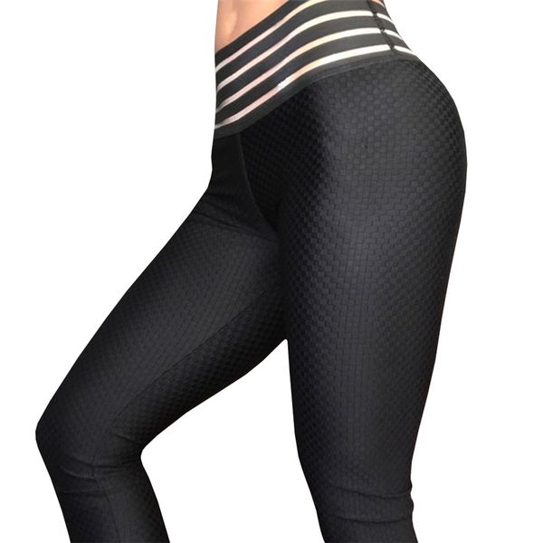 

yoga pants sports yoga high waist stretch leggings pants women stitching hip slim gym leggings women, White;red