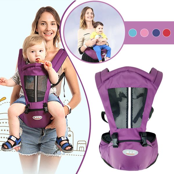 

newborn baby carrier kangaroo toddler sling wrap portable infant hipseat baby care waist stool adjustable hip seat 0-36 months