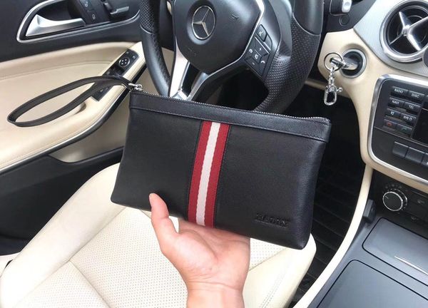 

popular fashion brand v72-5 wallet handbag leather cowhide for men design business casual lovers gift luxury bag with box