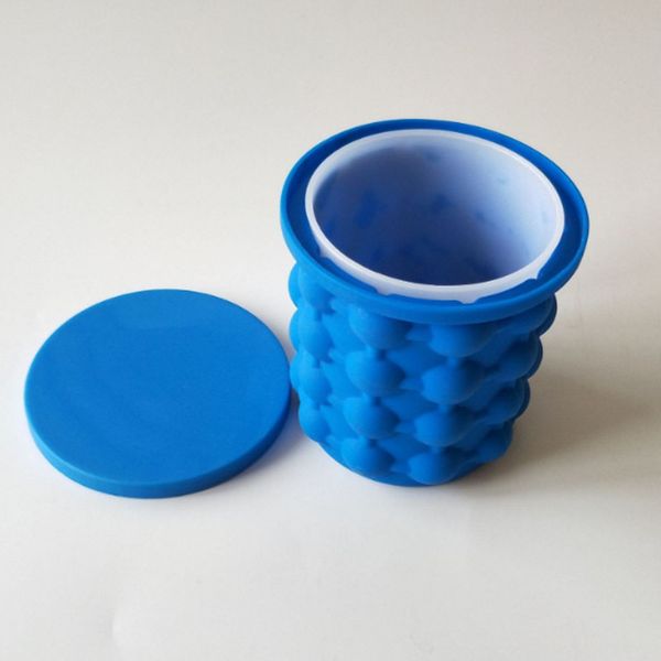 

stock saving ice cube maker genie silicone maker tool magic mold ice buckets travel party supplies kitchen dining bar tools with retail box