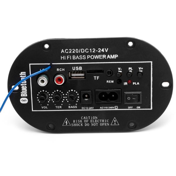 

1 set 30w vehicle car bluetooth subwoofer hi-fi bass board audio tf usb 220v/12v/24v
