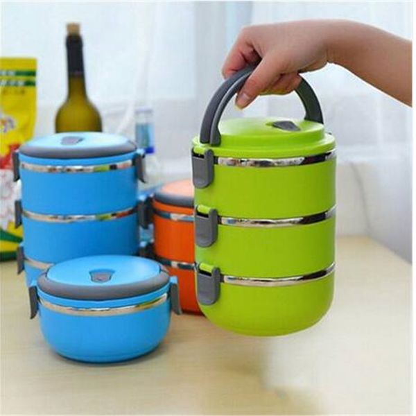 

thermal insulated lunch box portable stainless steel lunch box bento picnic storage lunch box