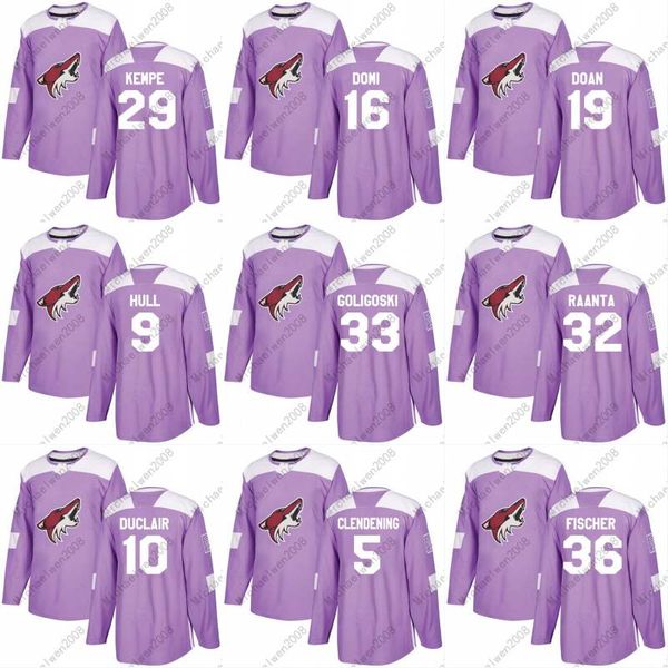 

2018 Fights Cancer Jersey 33 Alex Goligoski 55 Jason Demers 23 Oliver Ekman-Larsson 4 Niklas Hjalmarsson Arizona Coyotes Hockey Jersey