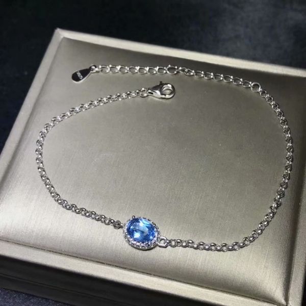 

925 pure silver inlaid with natural tone bracelet popular fashion style exquisite jewelry, Golden;silver