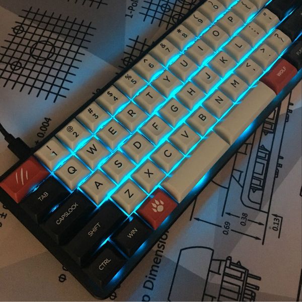 2019 Z62aluminum Mechanical Keyboard Kit Semi Finished Diy