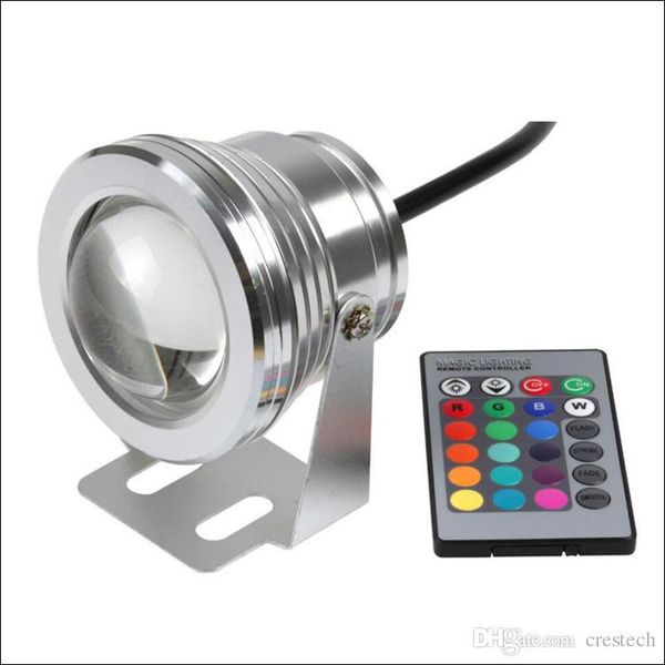 

underwater spotlight 10w rgb led underwater light led lights with corlor changing aluminum housing ip68 for fountain etc wet environment