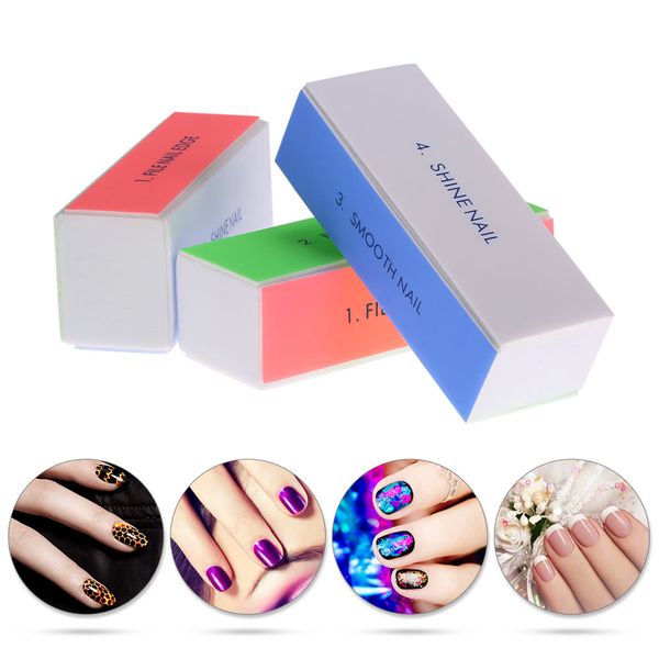 

5pcs nail art files nail buffer block polishing tool manicure file professional shiner salon tool