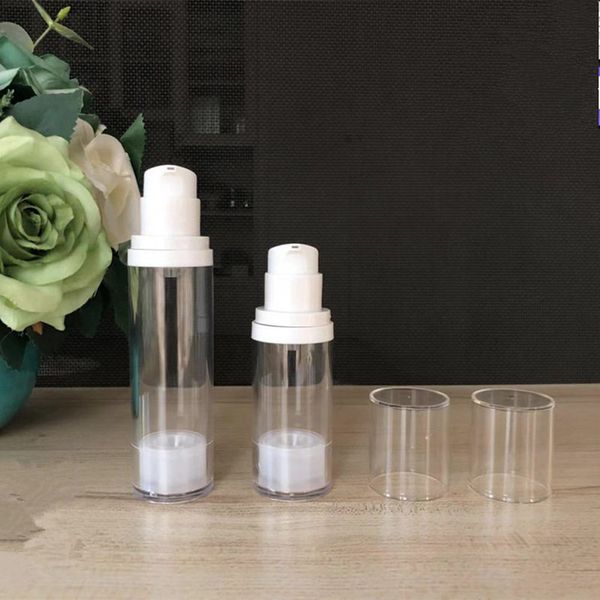 

30ml 50ml empty airless pump bottles mini portable vacuum cosmetic lotion treatment travel bottle for traveler f1590