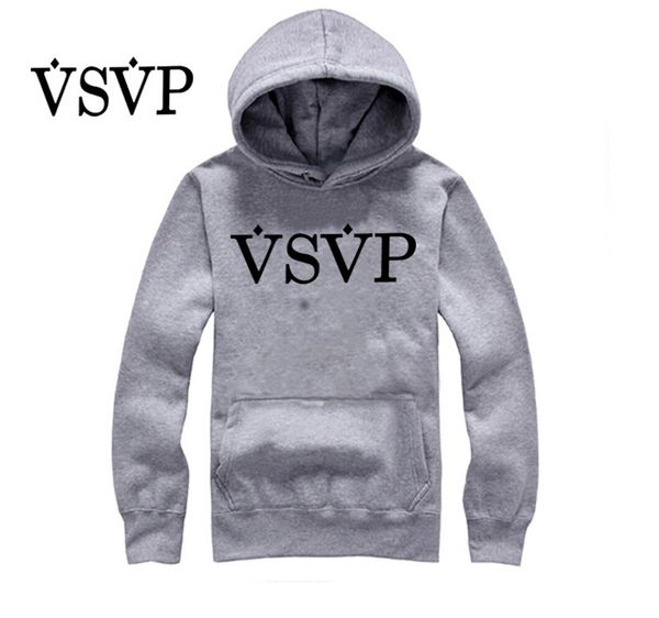 

61108 s-5xl vsv hoodies men winter fashion hip hop sweatshirts man fleece hoody pullover sportswear clothing, Black