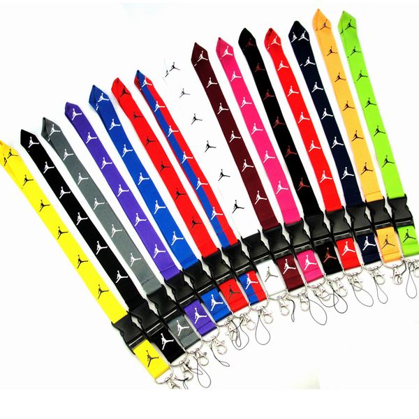 

sport brand clothing lanyard detachable keychain id card badge holder lanyard cell phone straps many colors