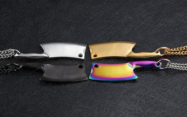 2019 Titanium Steel Fashion Character Kitchen Knife Pendant