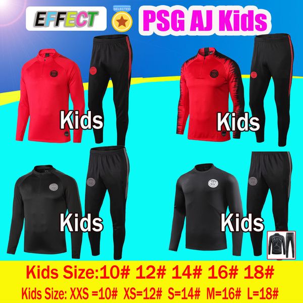 

Kid 2018 p g third aj occer training uit et 18 19 urvetement pari aint germain mbappe youth child 2019 maillot de track uit kit