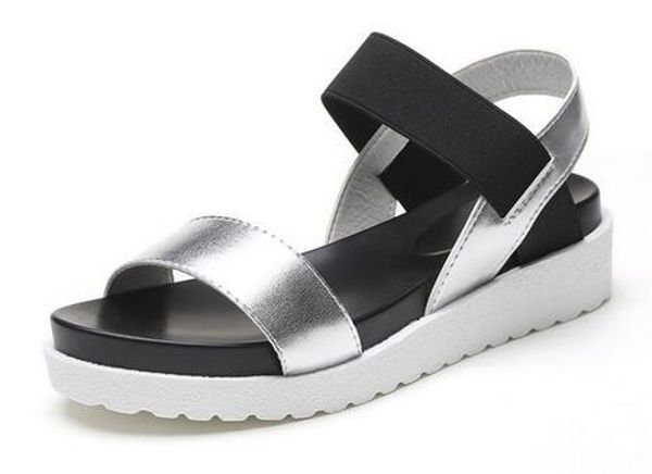 

2018 New Hot Sale Sandals Women Summer Slip On Shoes Peep-toe Flat Shoes Roman Sandals Mujer Sandalias Ladies Flip Flops Sandal