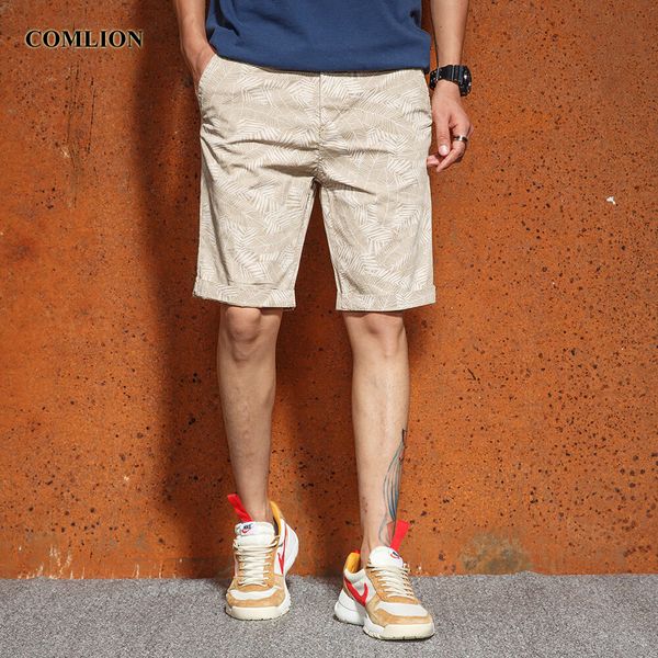 

fashion cargo shorts cool summer calf-length cotton short pants brand clothing comfortable leaf camouflage casual shorts men f23, White;black