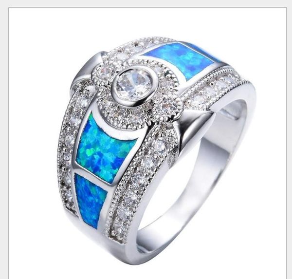 

european and american fashionable, white diamond shaped rings, Silver