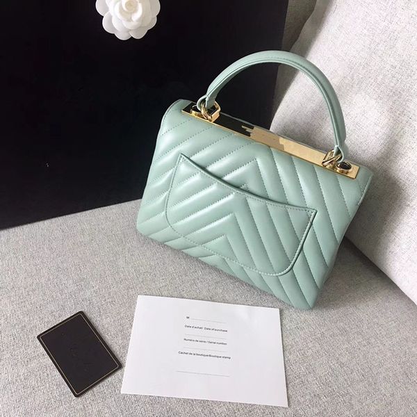 

Luxury v line flap bag genuine leather women houlder bag de igner trendyi hand tote fa hion cro body bag